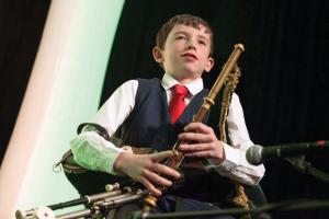 Cian Smith, a young musician from Ireland who performed at the dinner. © Michael Casey photo