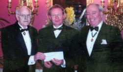 From left, Frank Burke, Martin McGuinness, and Joe Leary at the Clover Club years ago.
