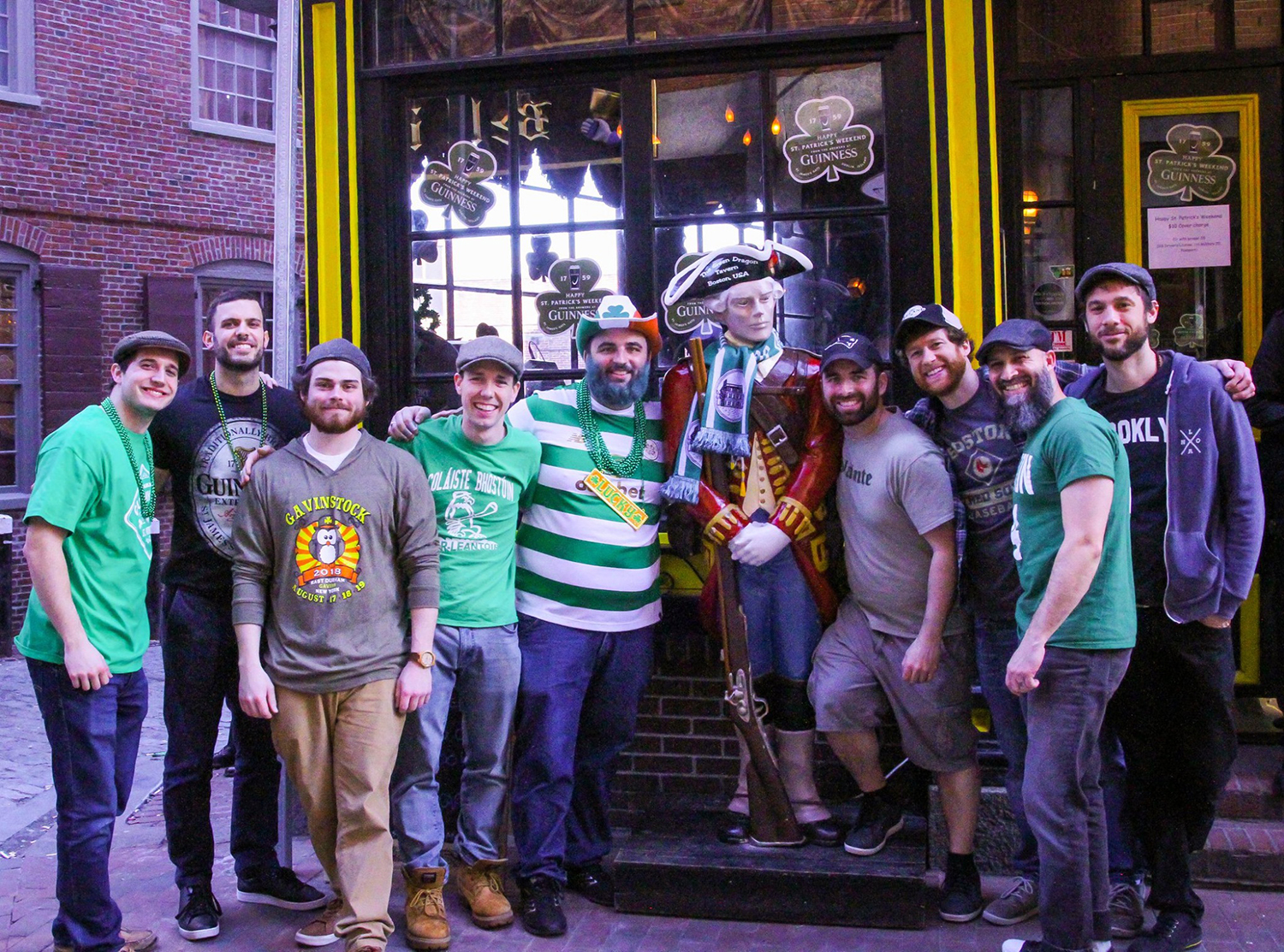For Sláinte, the group expresses joy and brotherhood at the heart of their music: born in a Boston College dormitory, the “club” now takes its sound on Rte.  95